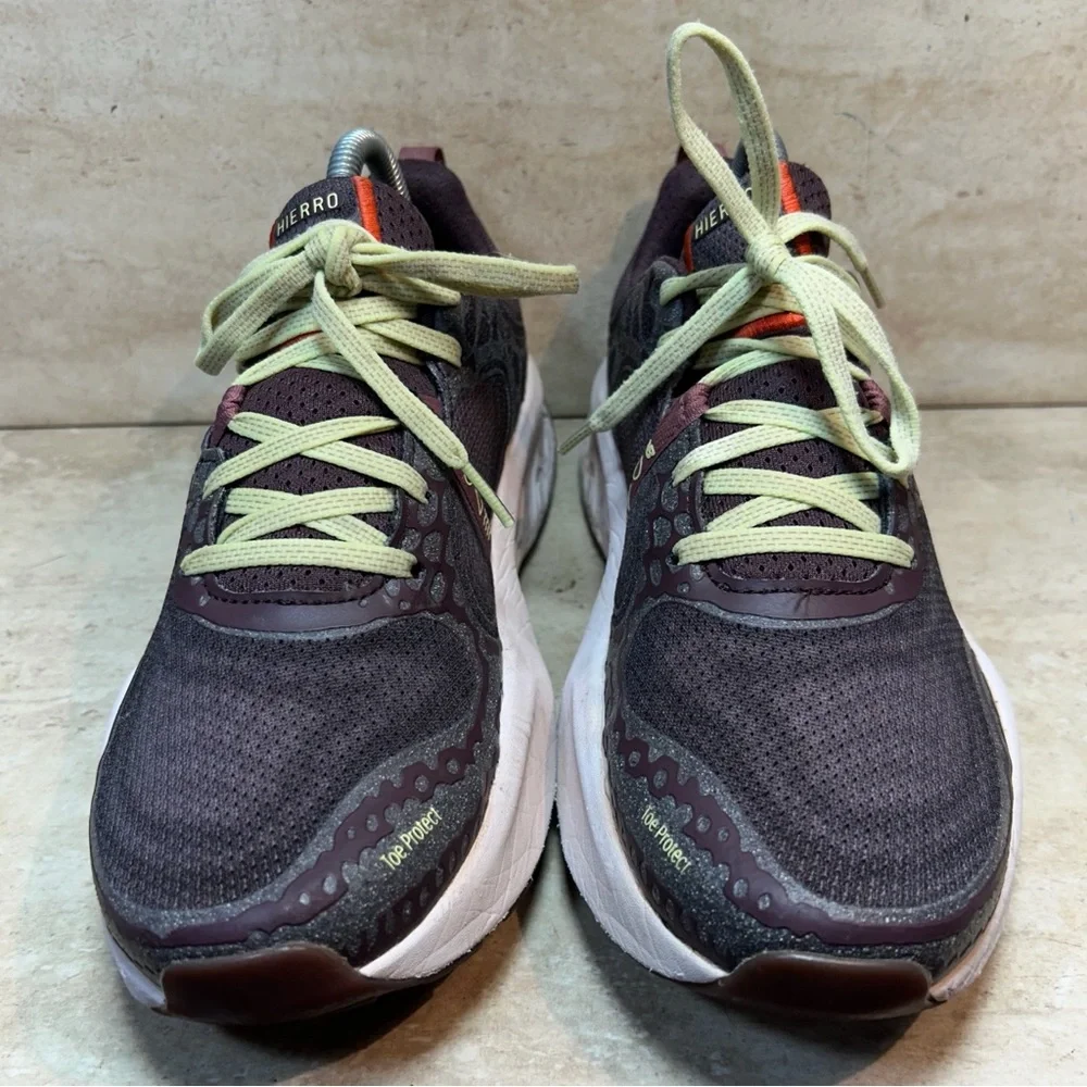 New Balance Fresh Foam Hierro v7‎ Trail Running Shoes Womens 9 Purple WTHIERP7